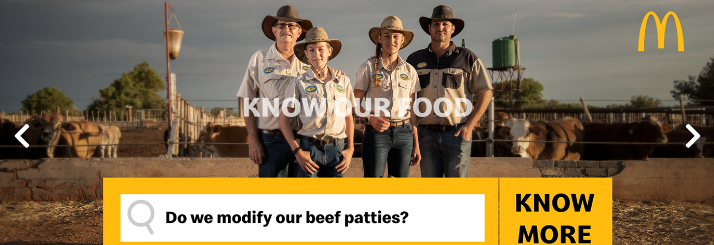 McDonald’s SA – “Know Our Food” - McDonald's