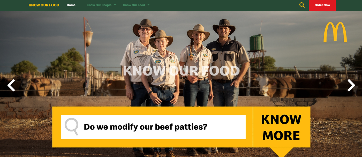 McDonalds-McDonald’s SA – “Know Our Food”