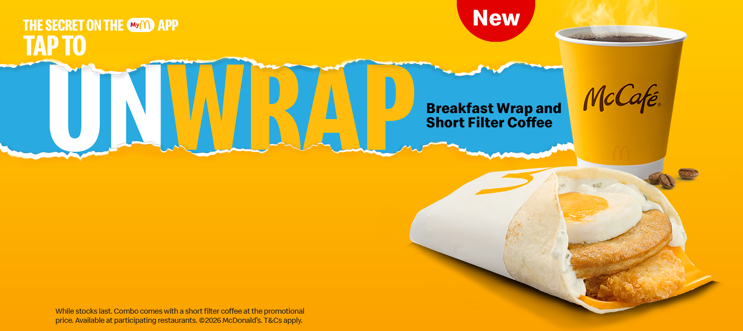 Wake Up. Tap. Unwrap. - McDonald's
