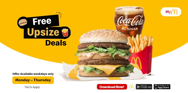 Free Upsize when you buy a Big Mac - McDonald's