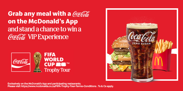 One tap, one sip, and one chance at glory. - McDonald's