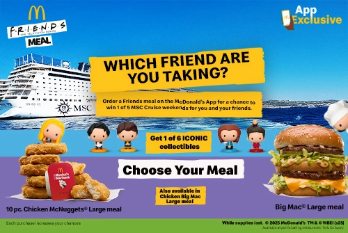 Friends, fries, and free toys. - McDonald's