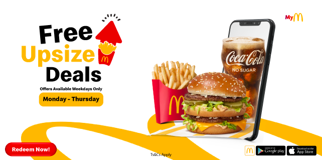 Free Upsize Big Mac Mid-Week - McDonald's