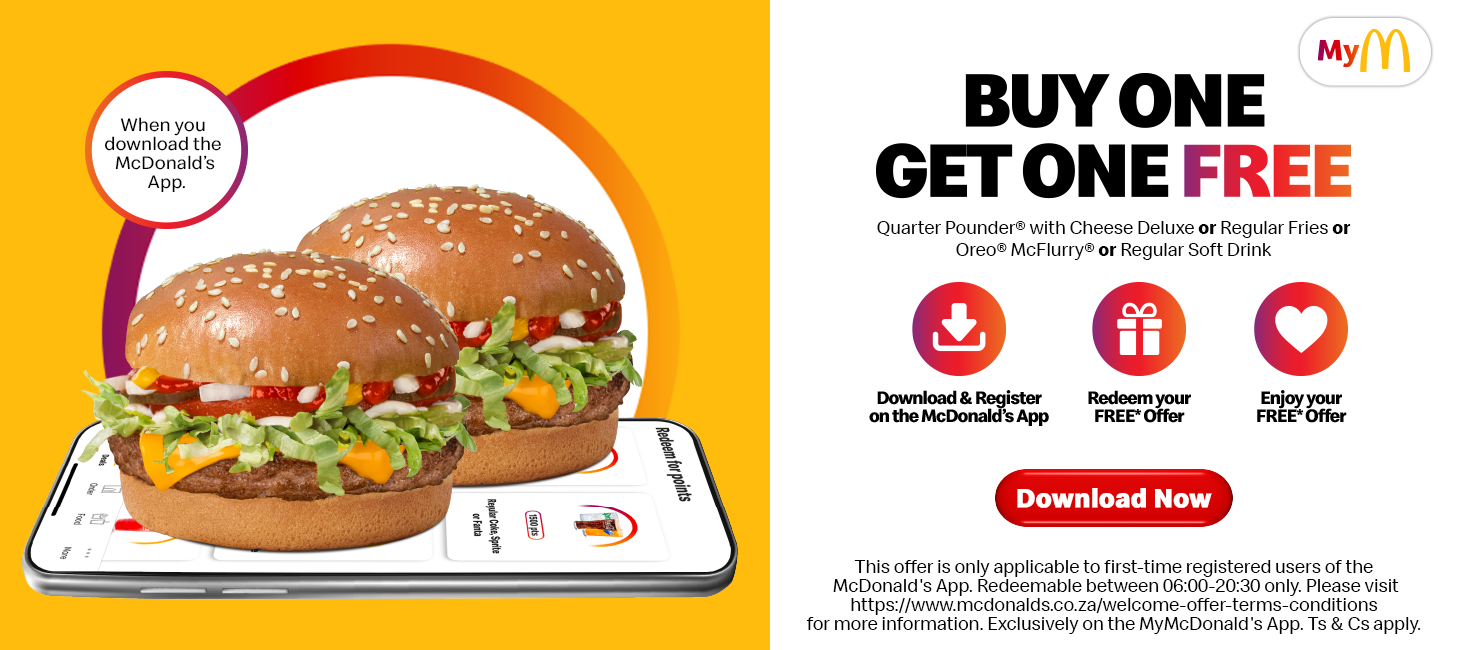 Welcome Offer - McDonald's