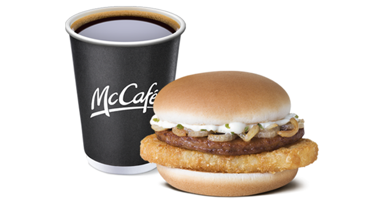 Boerie & Hash Brown Stack with Filter Coffee - McDonald's