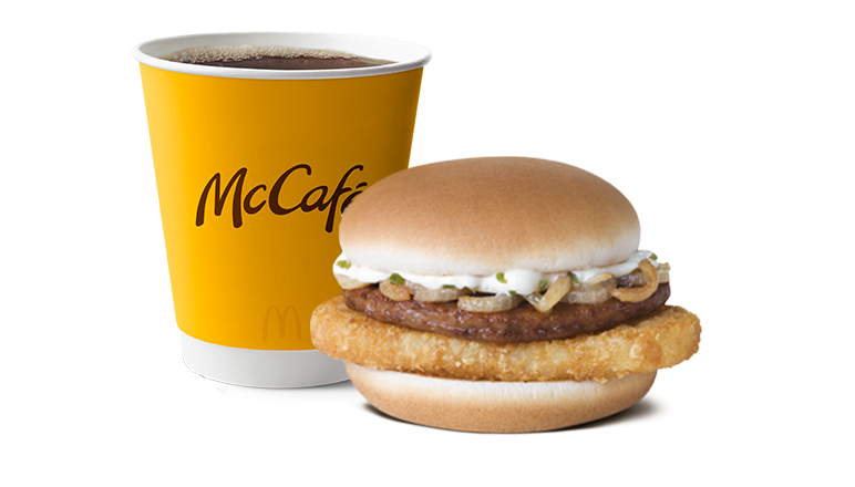 Boerie & Hash Brown Stack with Filter Coffee - McDonald's
