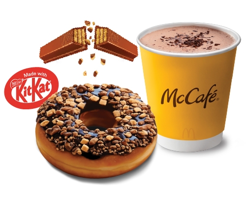 KitKat Doughnut & Hot Chocolate bundle - McDonald's
